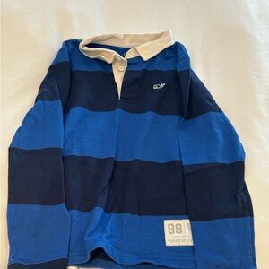Vineyard Vines Blue and navy Rugby shirt